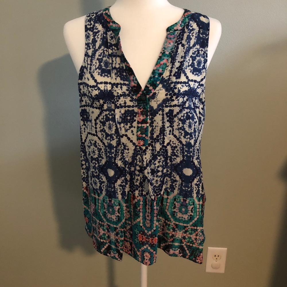 Vanessa Virginia top. Silk. Medium.